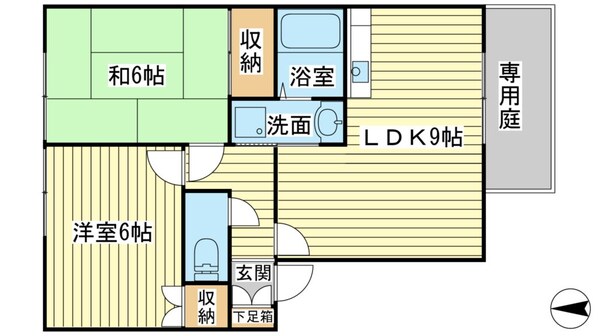 ウェルハーモニーの物件間取画像